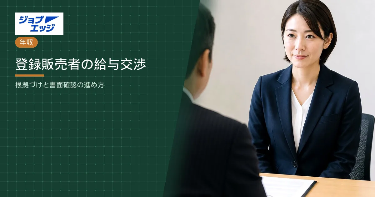 登録販売者の給与交渉