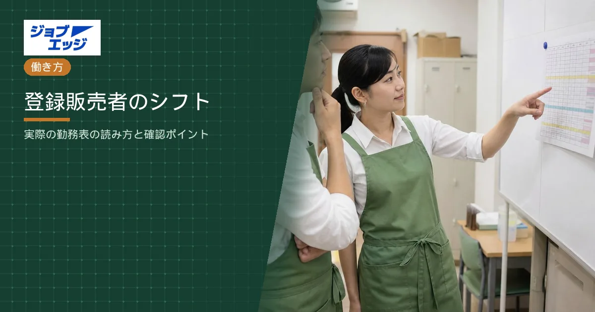 登録販売者のシフト