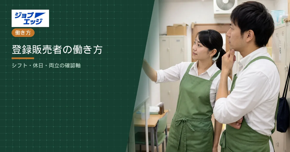 登録販売者の働き方